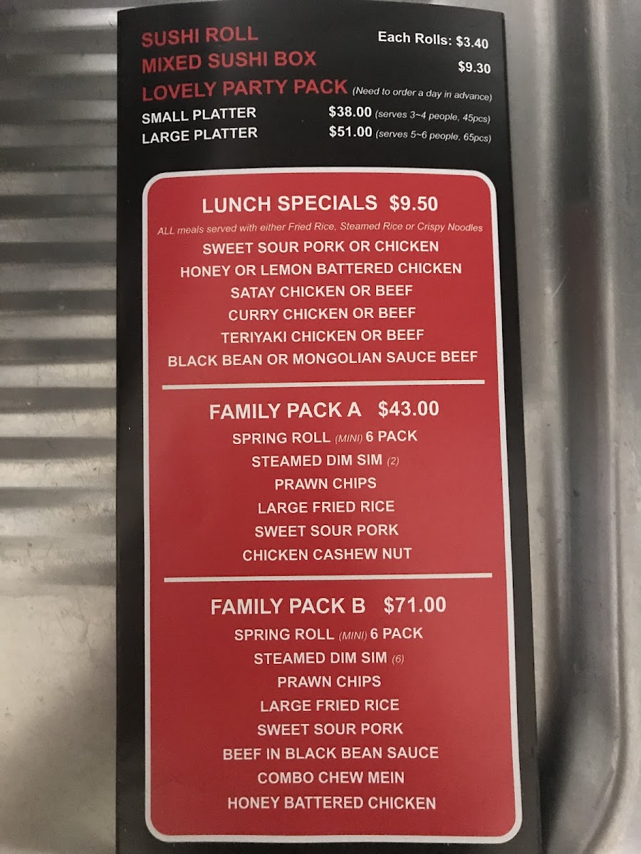 Menu Rainbow Noodles And Sushi-5