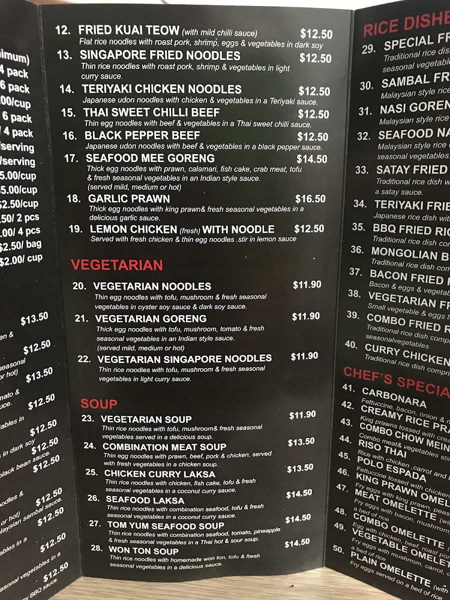 Menu Rainbow Noodles And Sushi-7