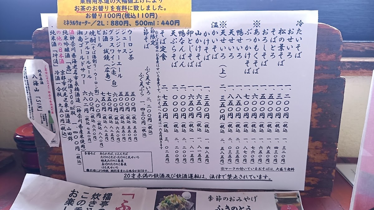 Menu Raitei-4