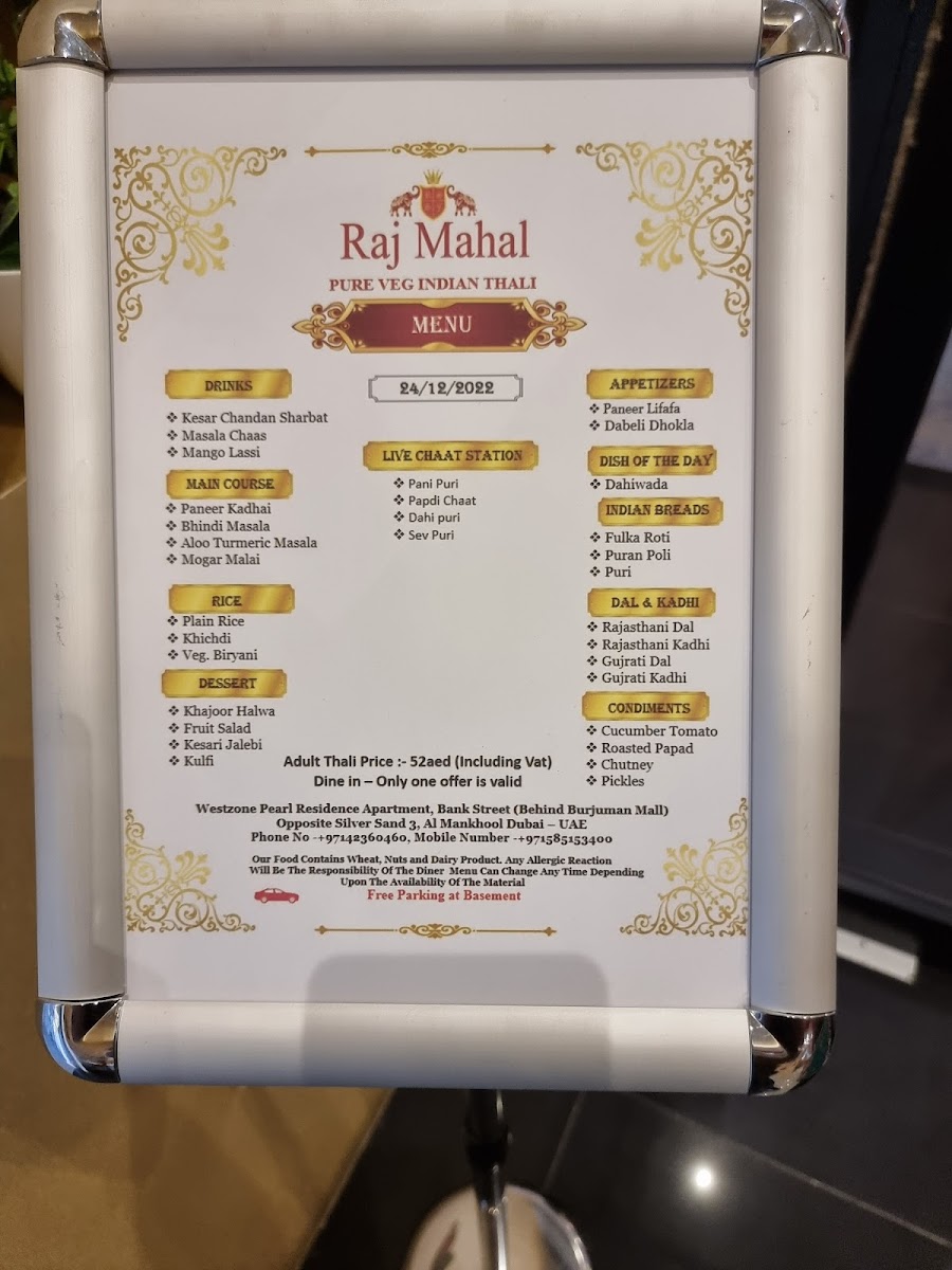 Menu Raj Mahal Restaurant-6