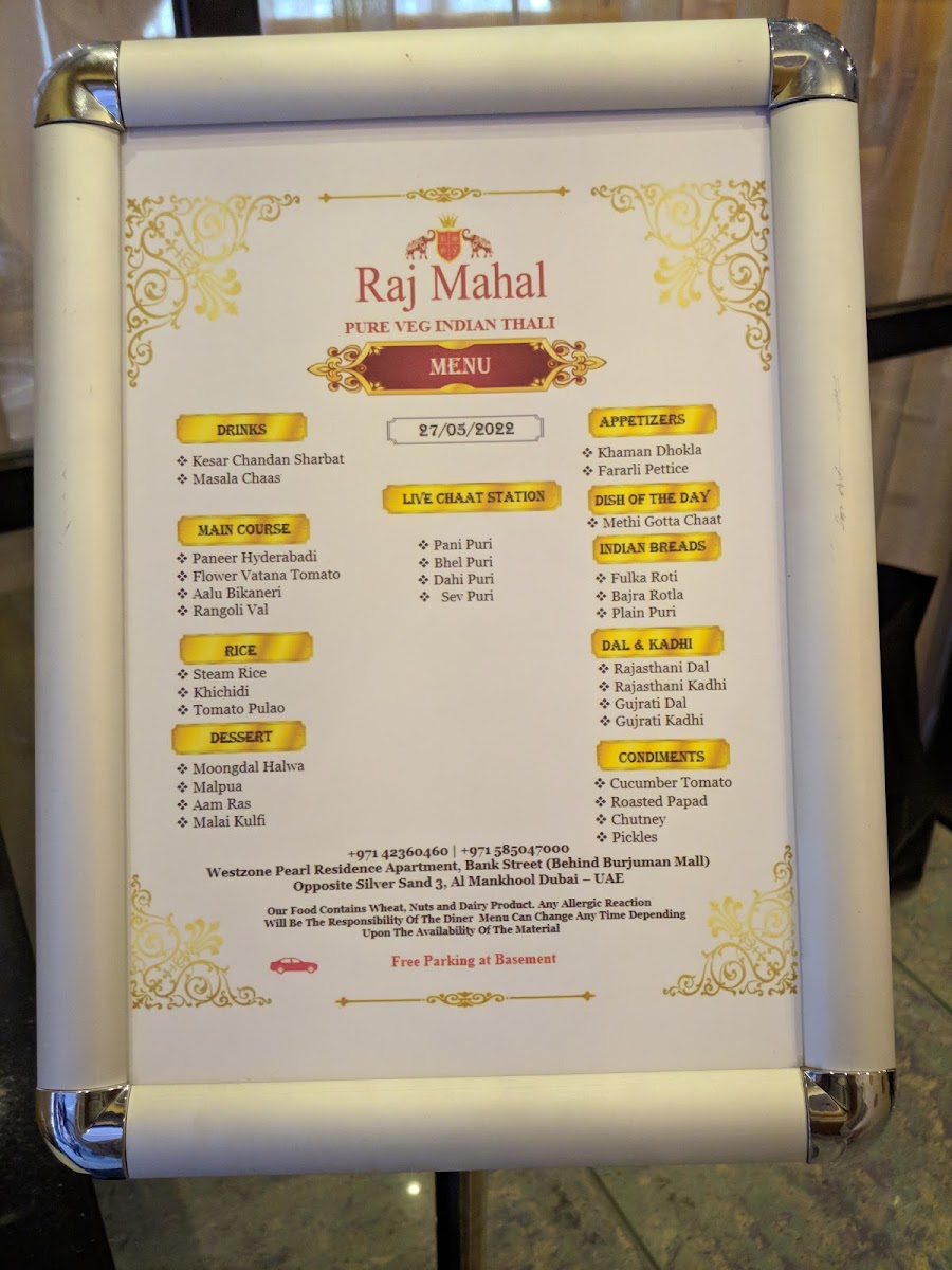 Menu Raj Mahal Restaurant-7
