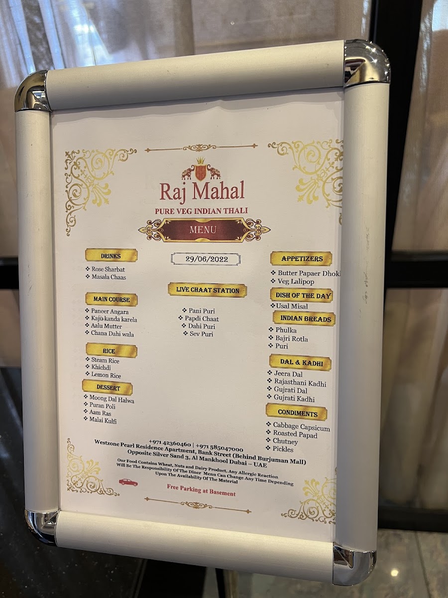 Menu Raj Mahal Restaurant-8