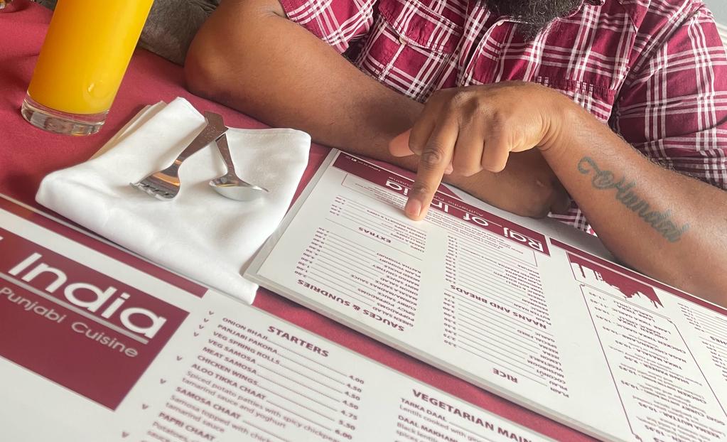 Menu Raj Of India - Rochester-5