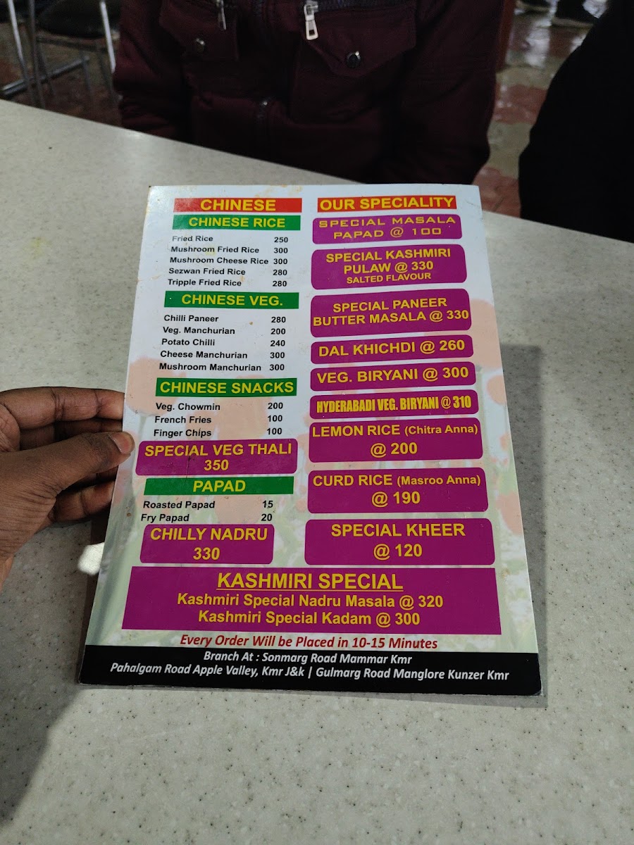 Menu Raja Dhaba-2
