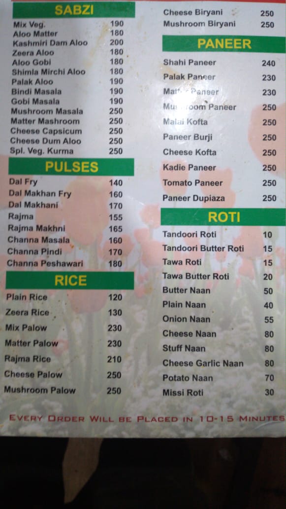 Menu Raja Dhaba-5