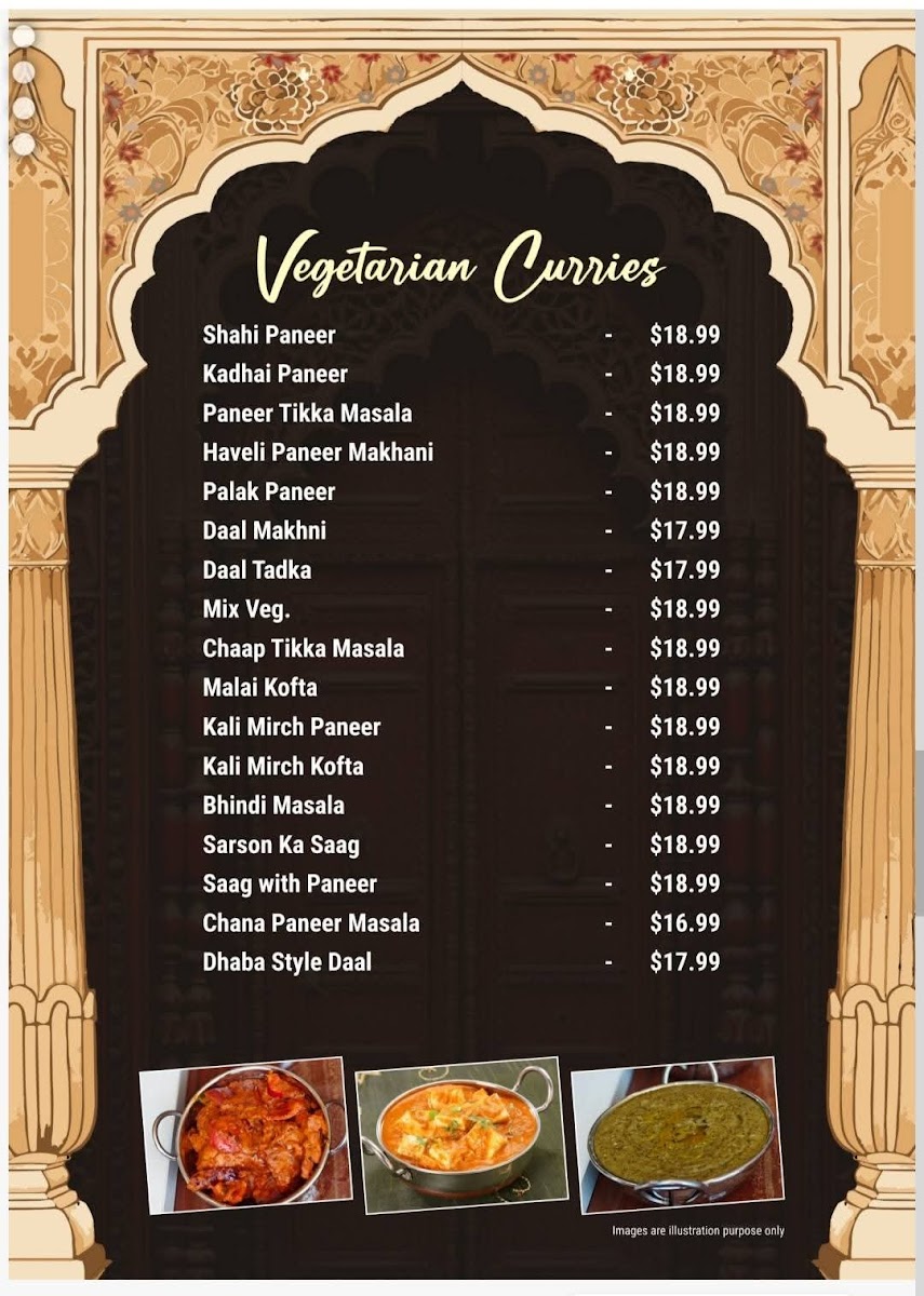 Menu Raja Haveli Function Hall-7