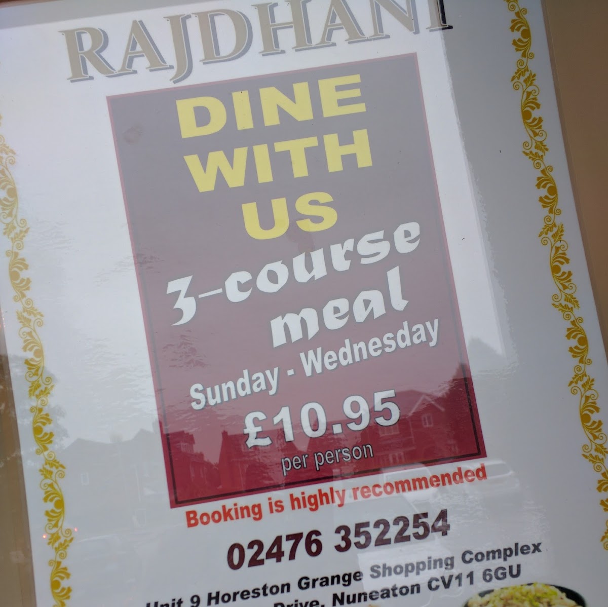 Menu Rajdhani-2