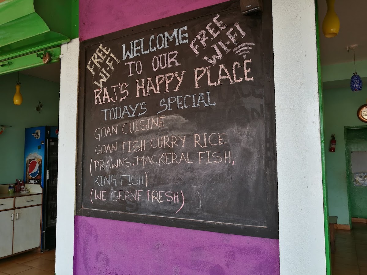 Menu Rajs Happy Place Restaurant-2
