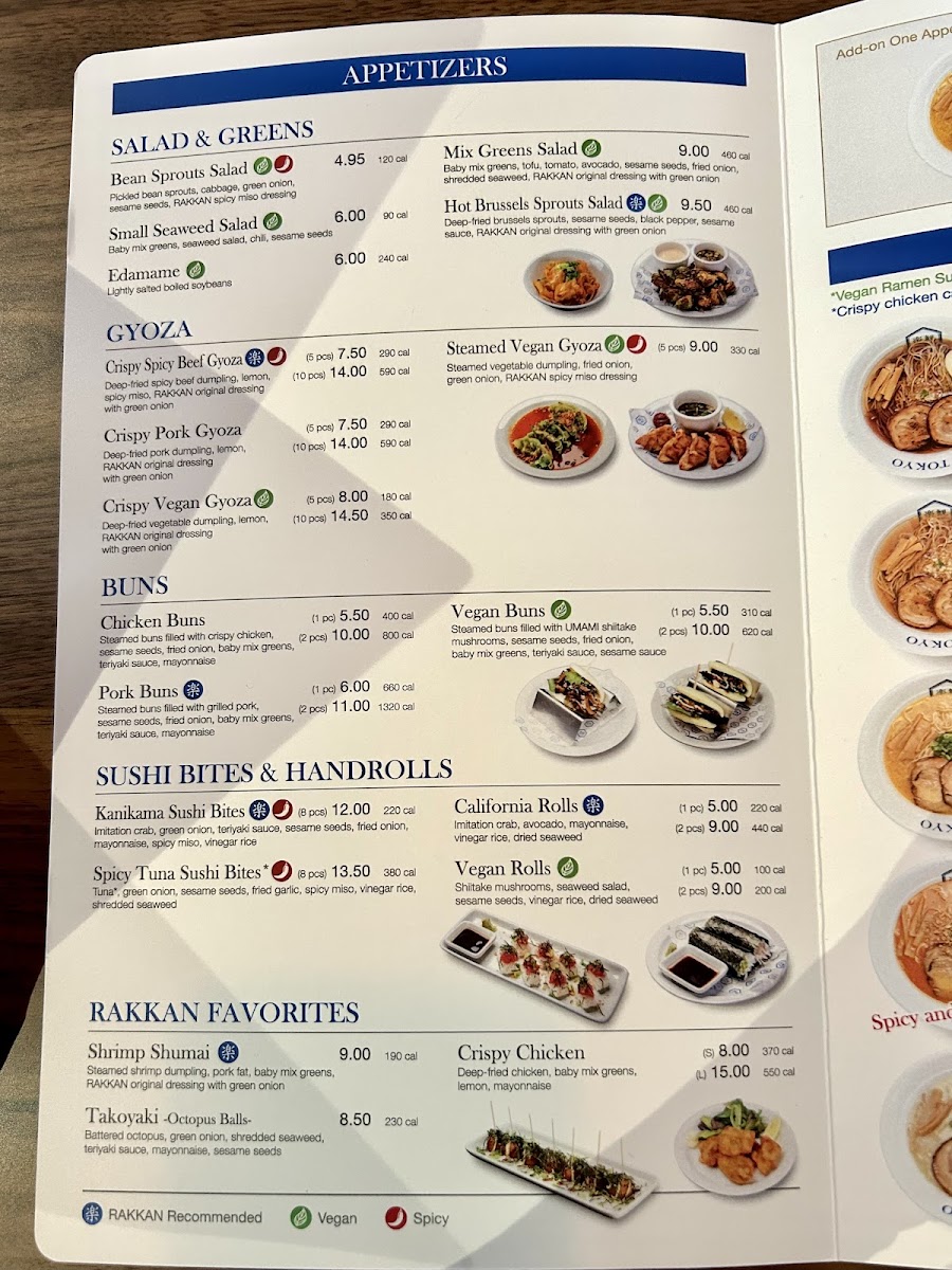 Menu Rakkan Ramen - Coppell-8