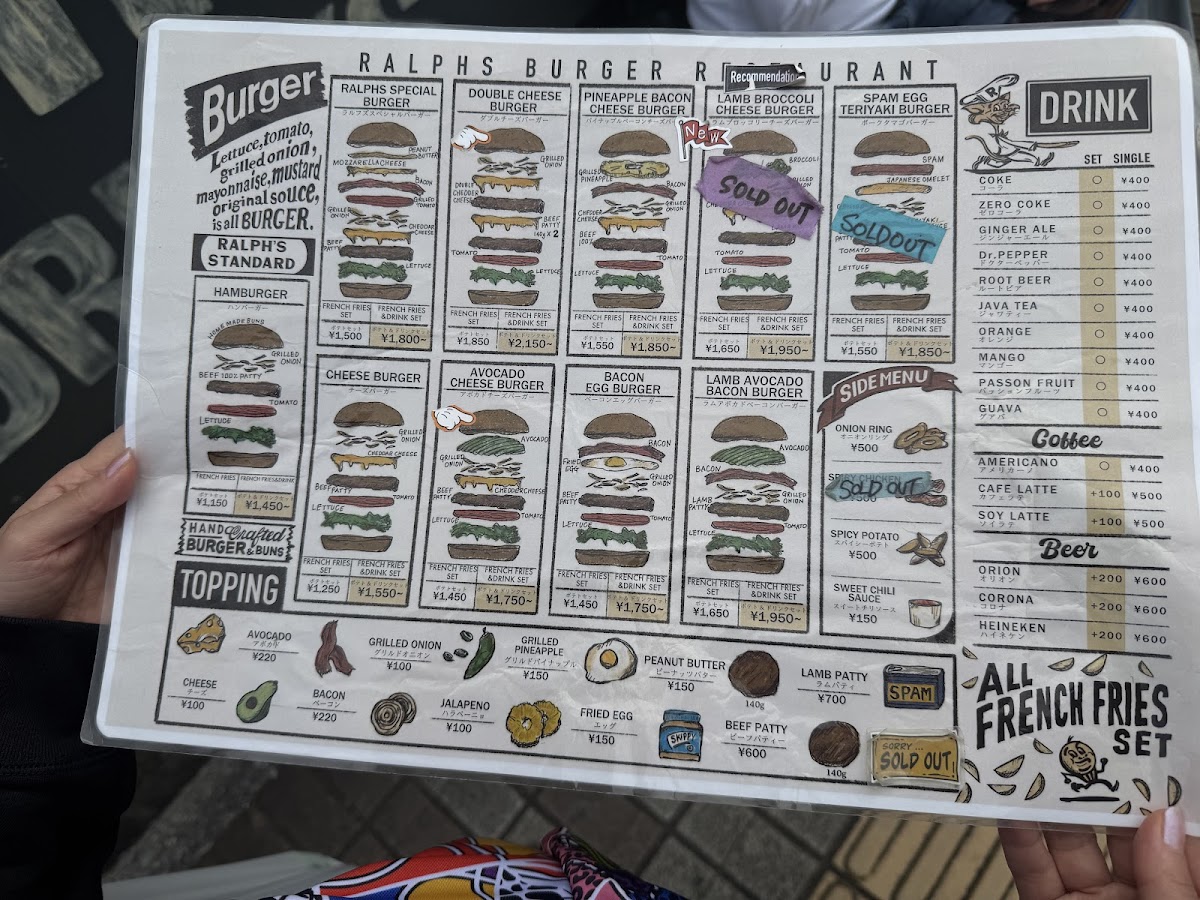 Menu Ralph's Burger-6