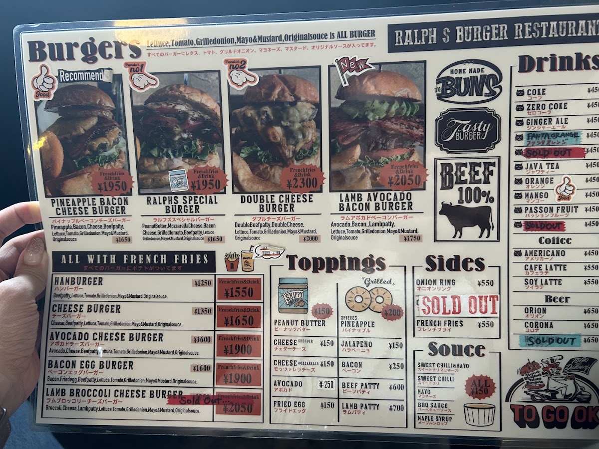 Menu Ralph's Burger-7