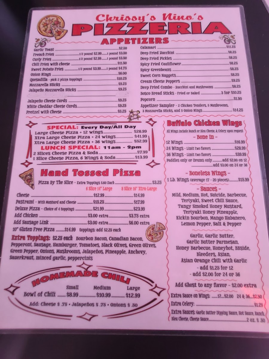 Menu Ralph's Nino's Pizzeria-4