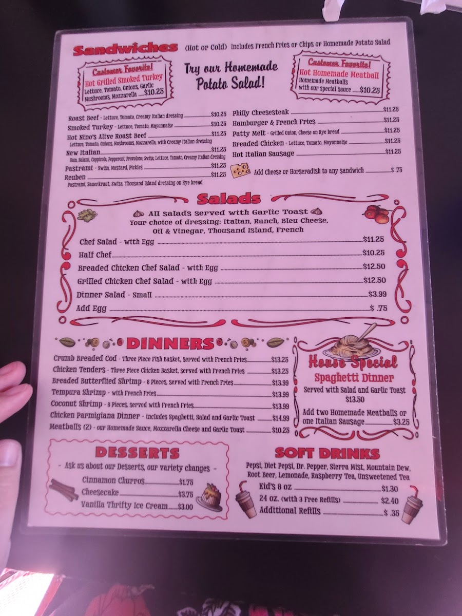 Menu Ralph's Nino's Pizzeria-5