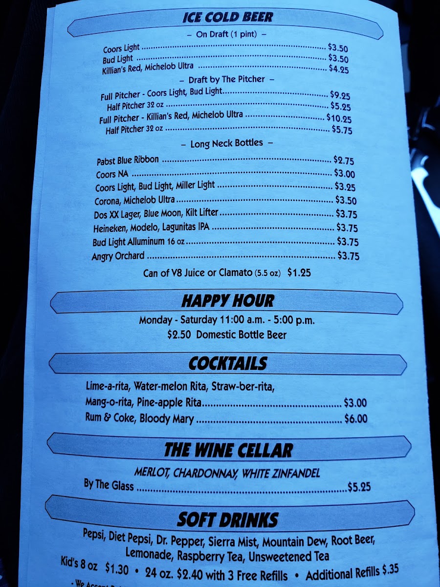 Menu Ralph's Nino's Pizzeria-9