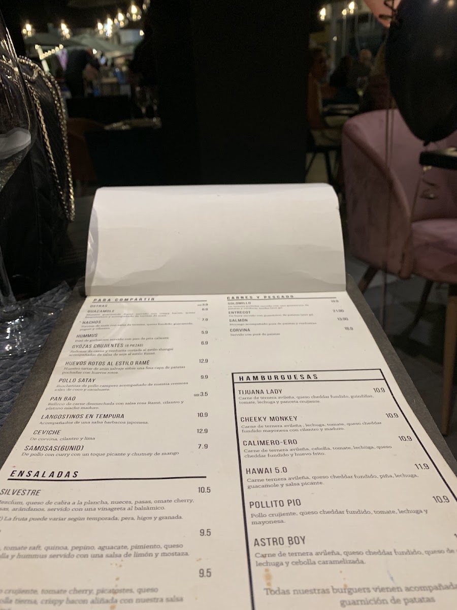 Menu Ramë Restaurant And Cocktails Bar - Torrevieja-5