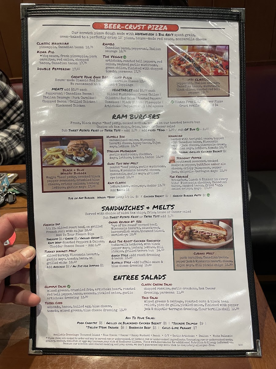 Menu Ram Restaurant & Brewery-2