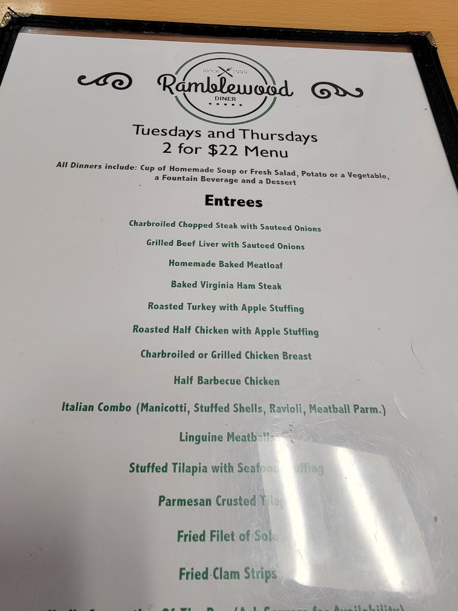 Menu Ramblewood Diner-8