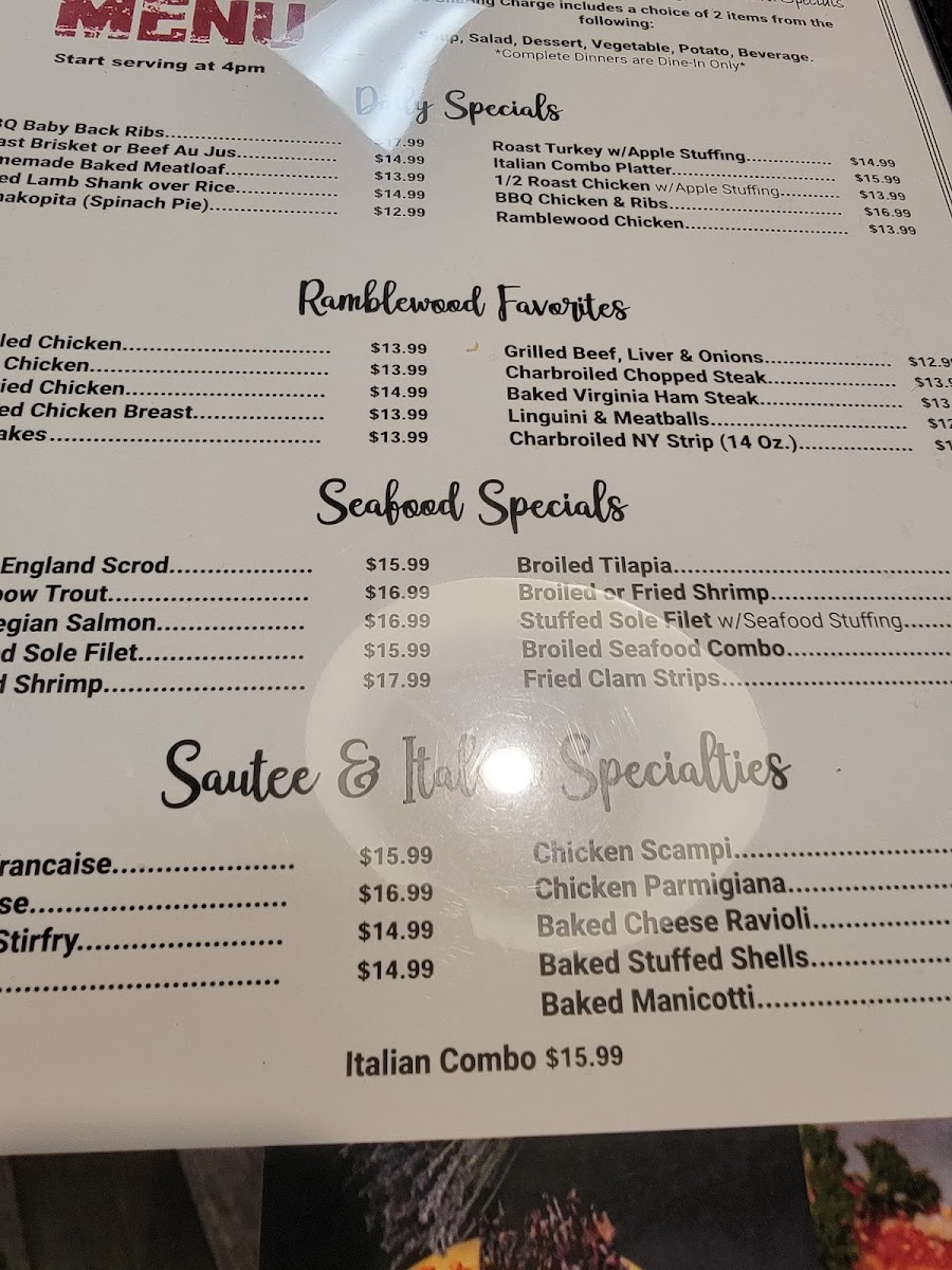 Menu Ramblewood Diner-9