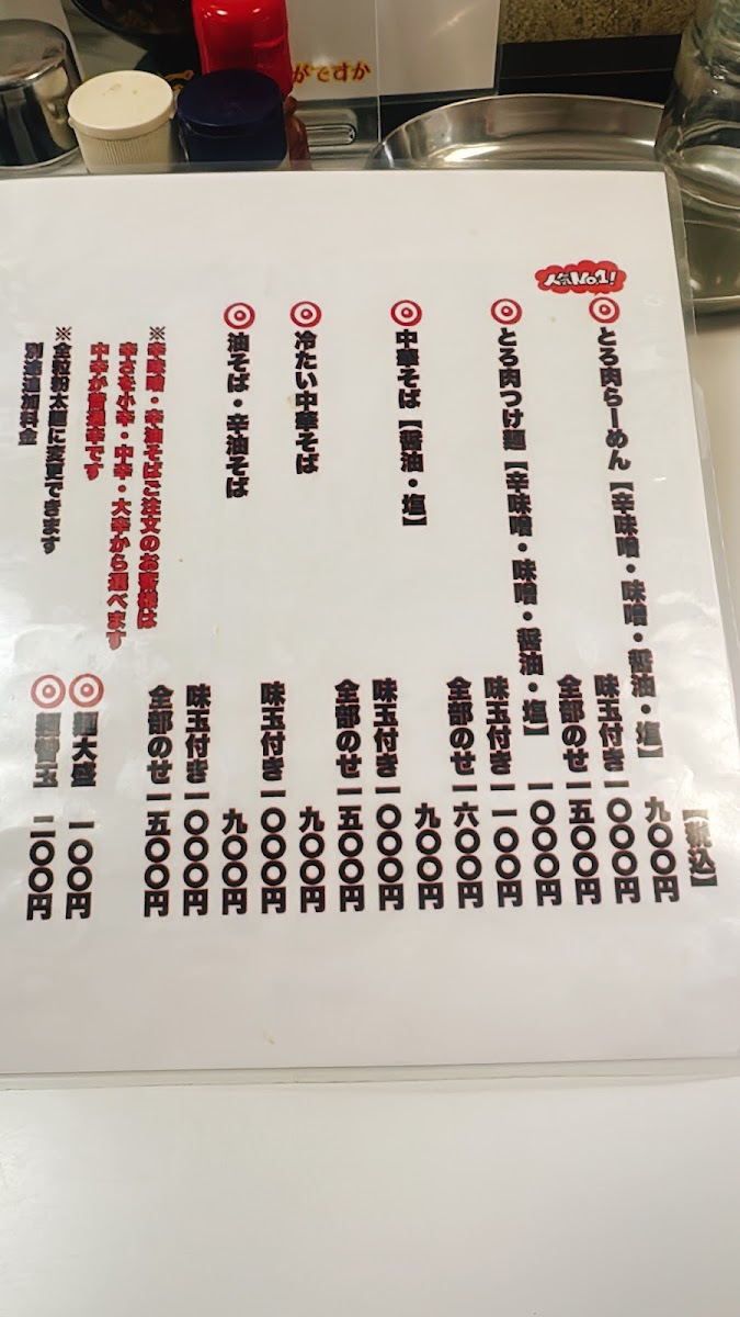 Menu Ramen Goya-1