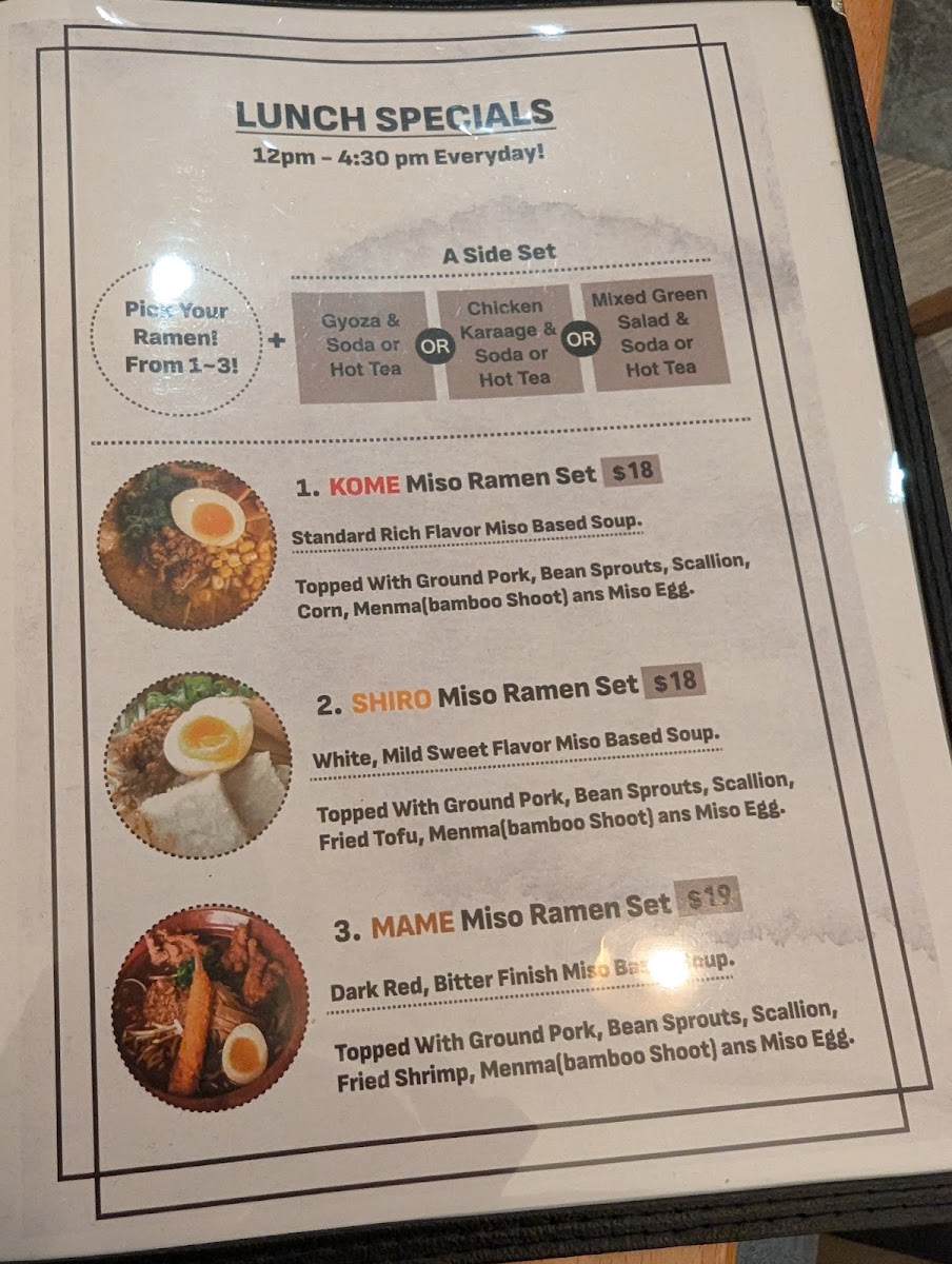 Menu Ramen Misoya West Village-1