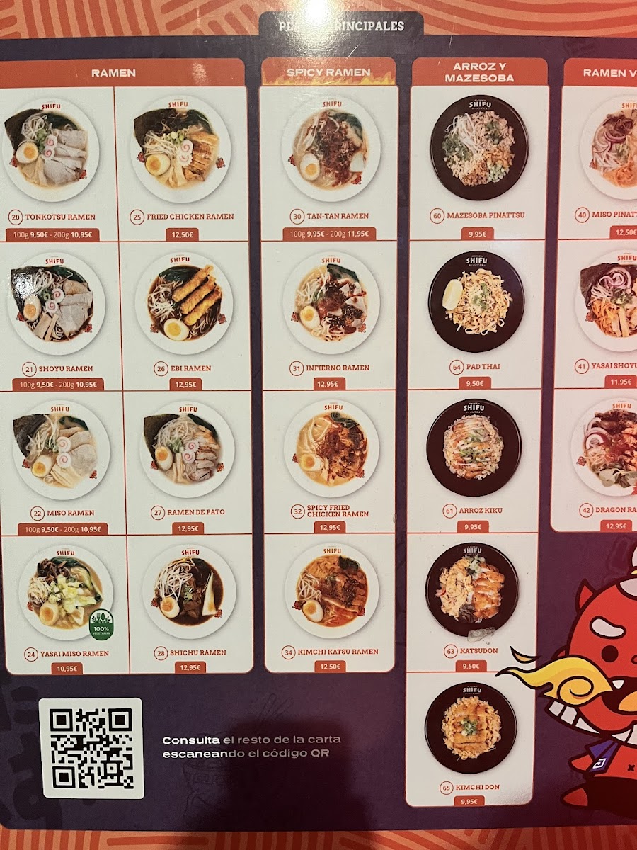 Menu Ramen Shifu | Consell De Cent-2