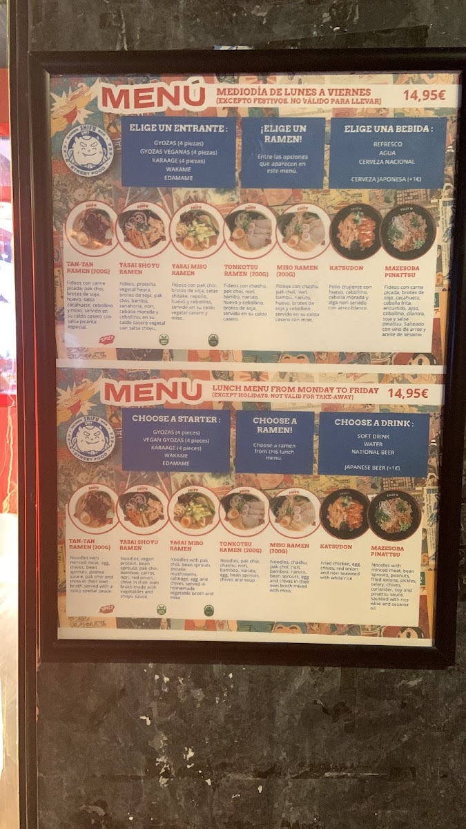 Menu Ramen Shifu - Indautxu-10