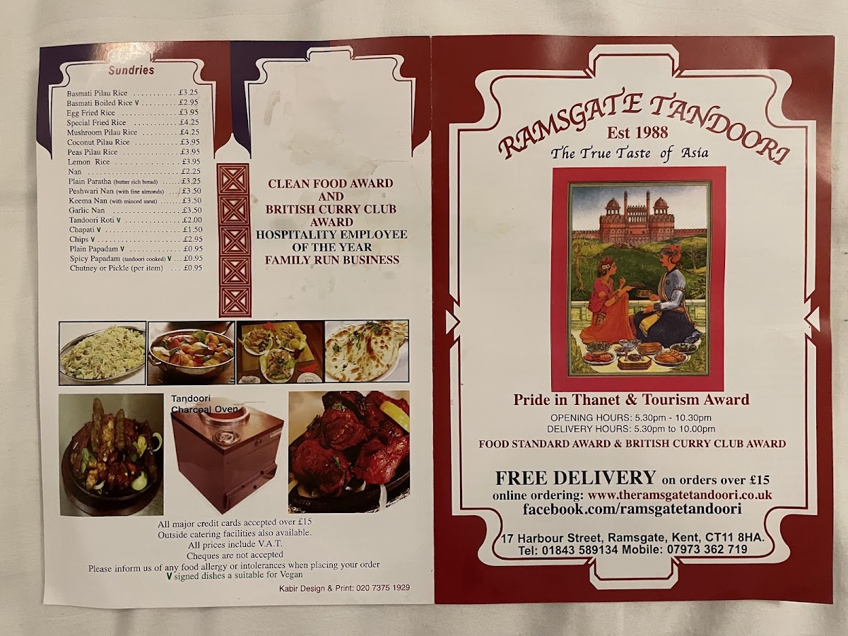Menu Ramsgate Tandoori-2