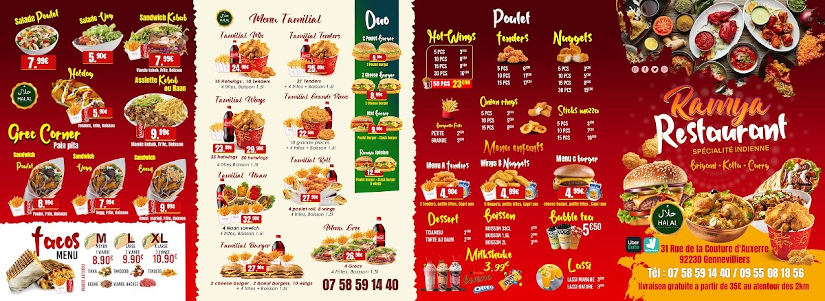 Menu Ramya Indian-1
