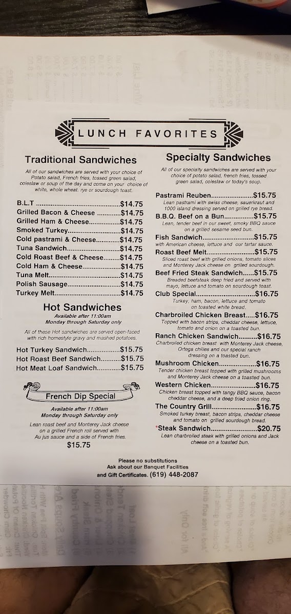 Menu Ranch House Restaurant-5