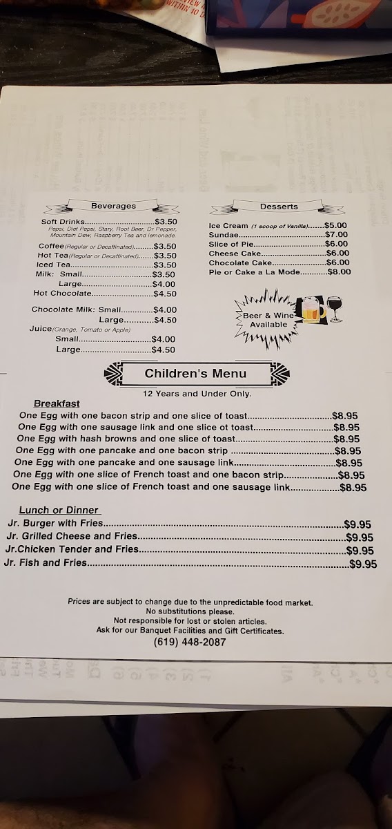 Menu Ranch House Restaurant-7