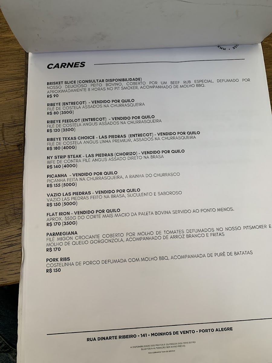 Menu Rancho 141-1