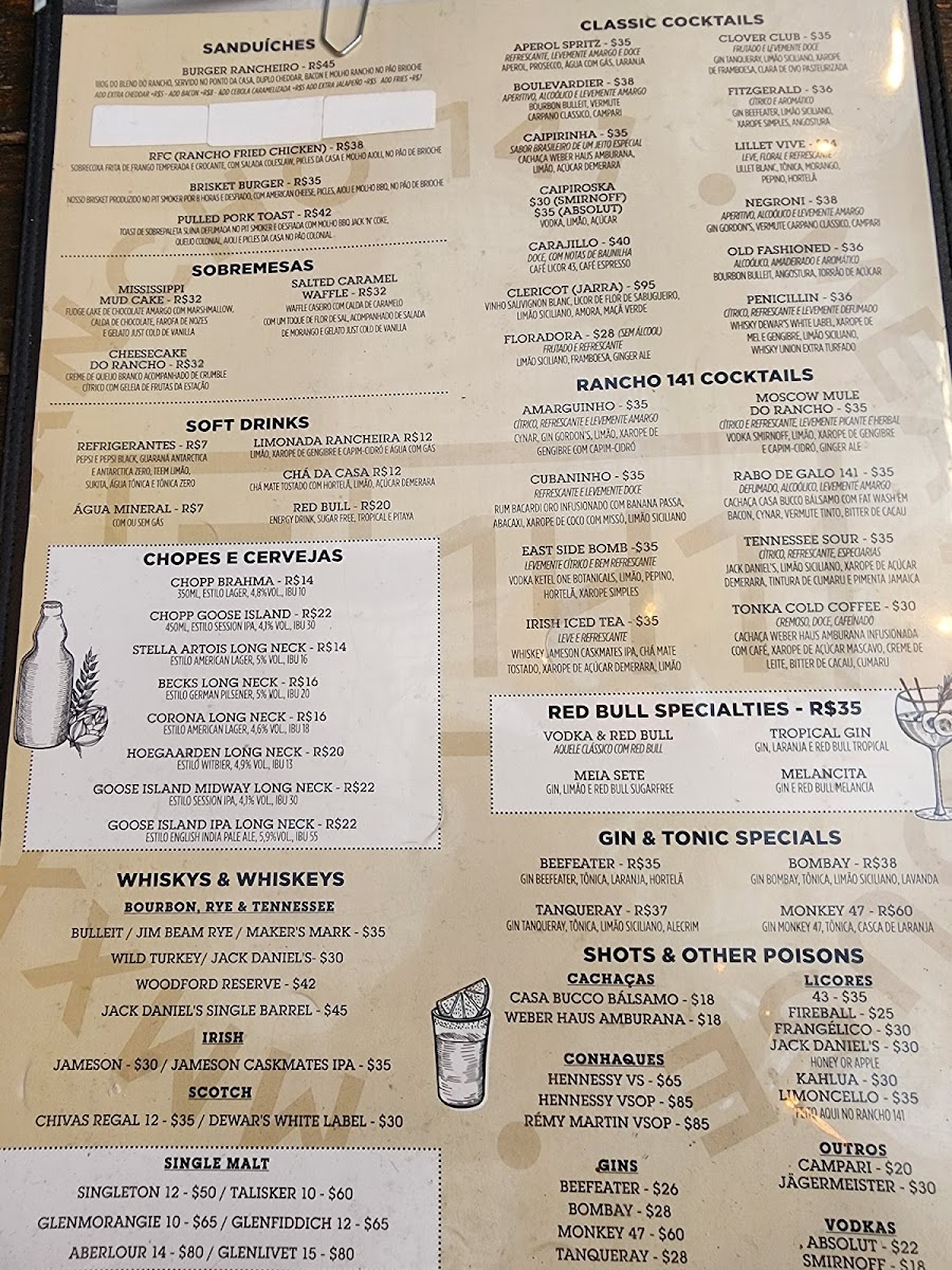 Menu Rancho 141-5