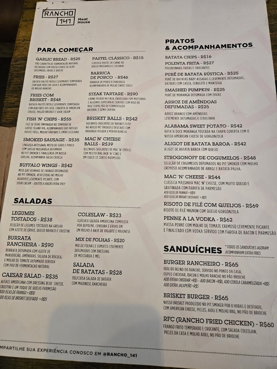 Menu Rancho 141-6