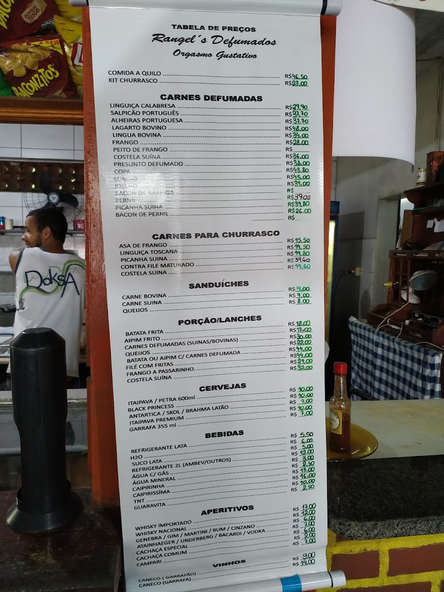 Menu Rangel's Defumados - Orgasmo Gustativo-1