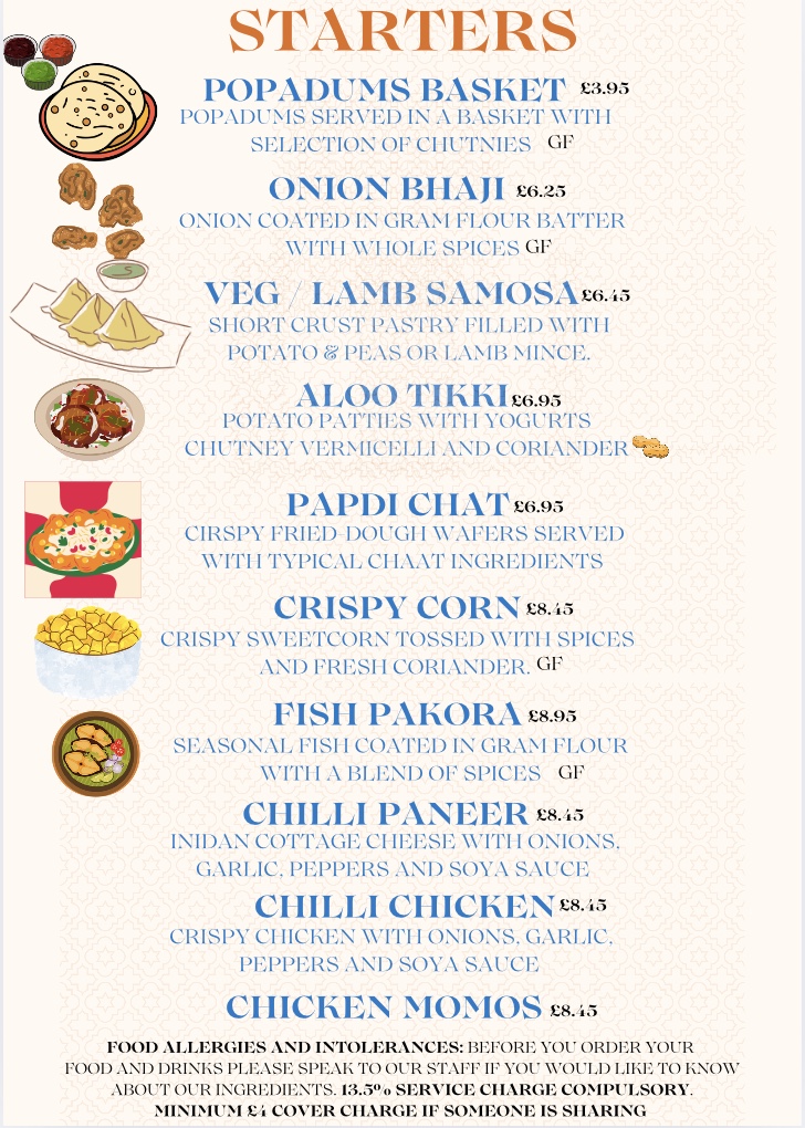 Menu Rangrez London-1