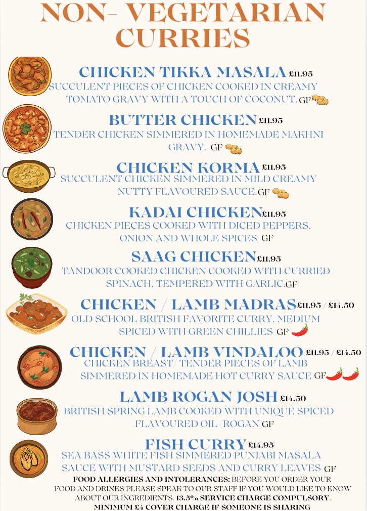 Menu Rangrez London-2