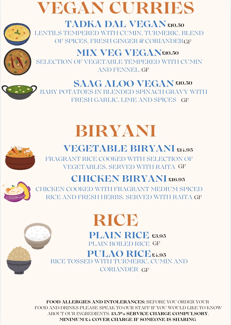 Menu Rangrez London-6