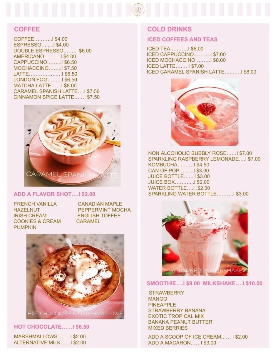 Menu Rania's Cakes-1