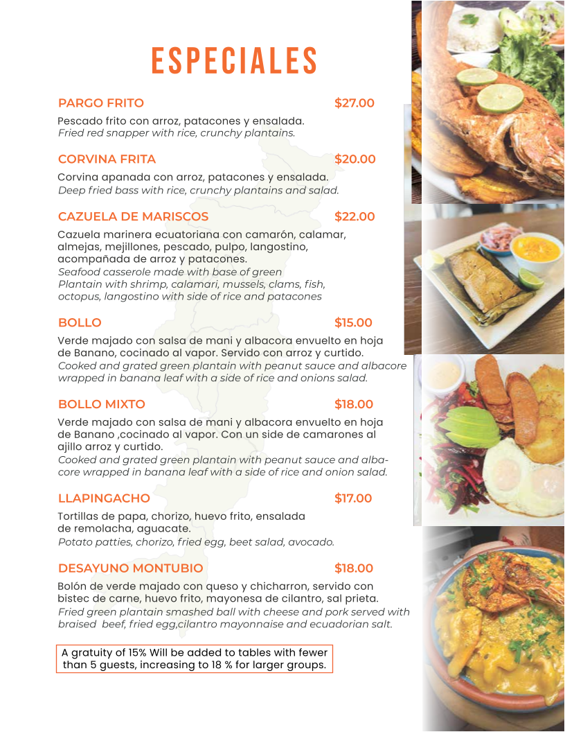 Menu Rapaen Cuisine Inc-1