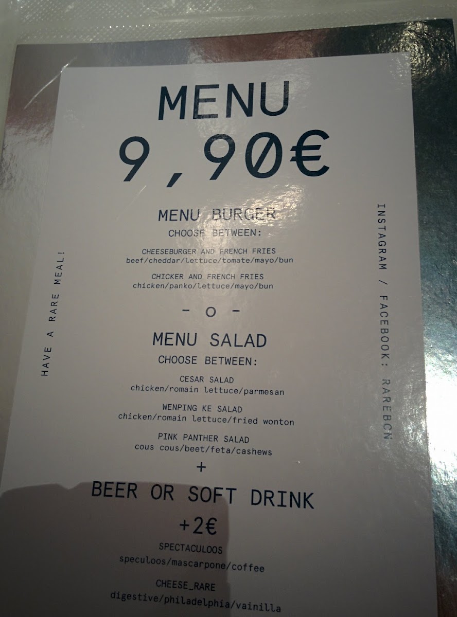 Menu Rare Burgers & More-6