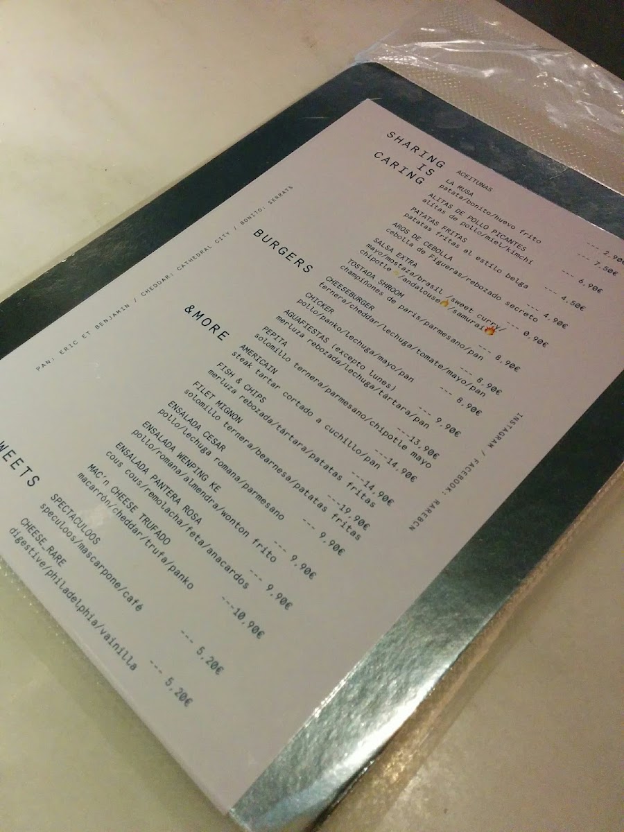 Menu Rare Burgers & More-9