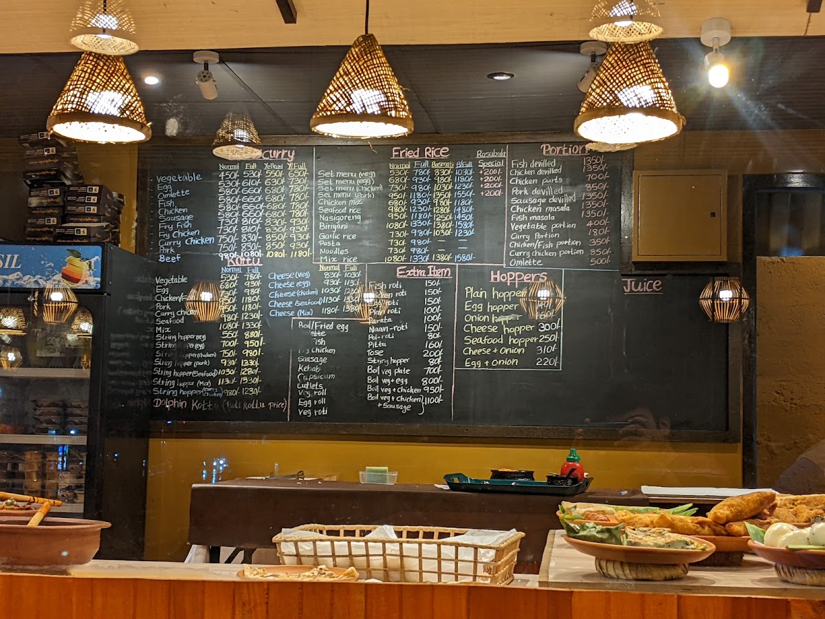 Menu Rasamuluthena - රසමුළුතැන - Nugegoda-2