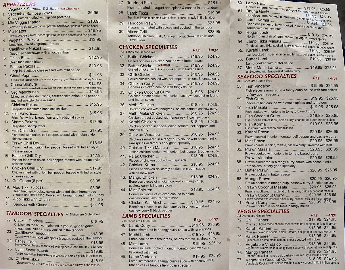 Menu Rasoi Fine Indian Cuisine-7