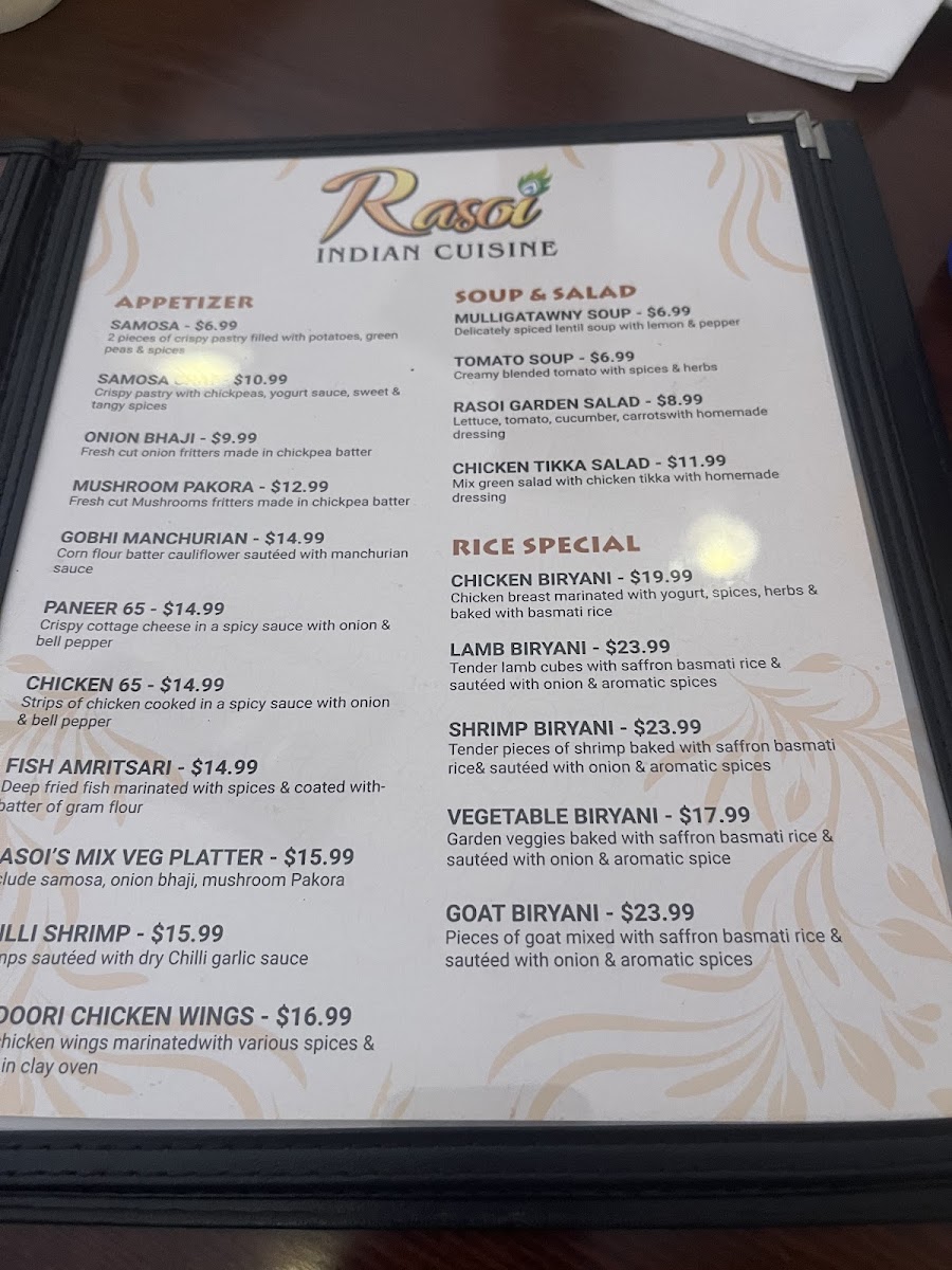 Menu Rasoi Indian Cuisine-7