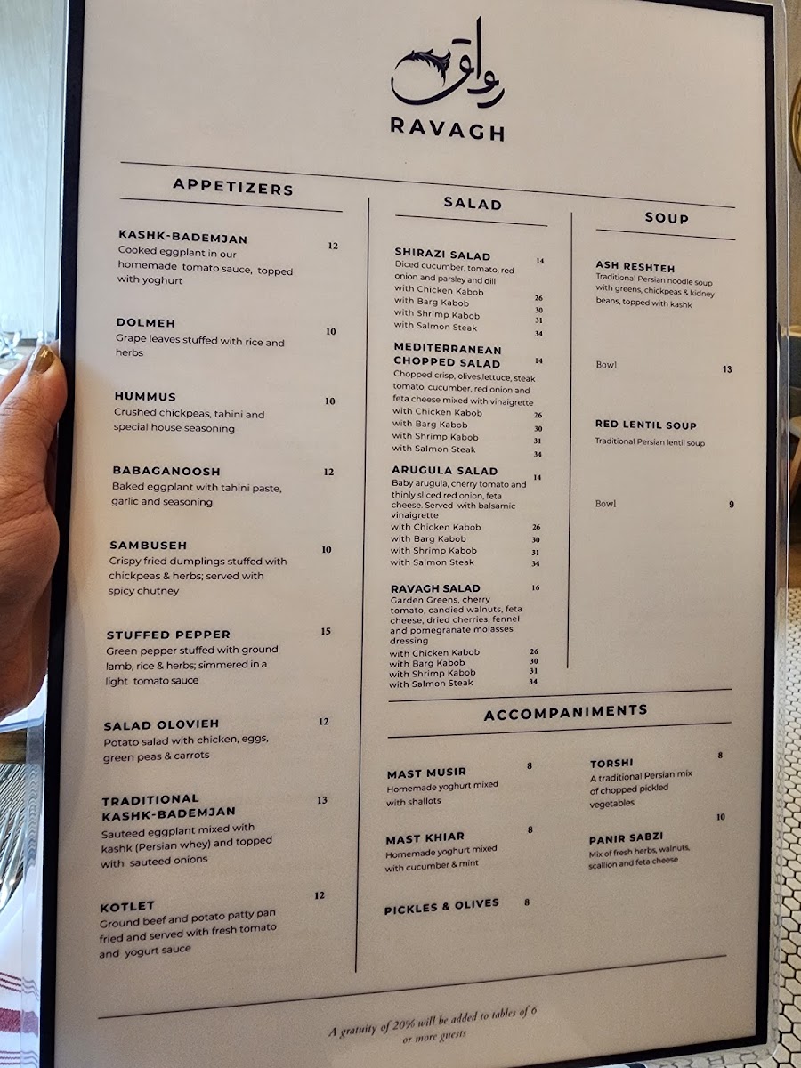 Menu Ravagh Persian Grill-6