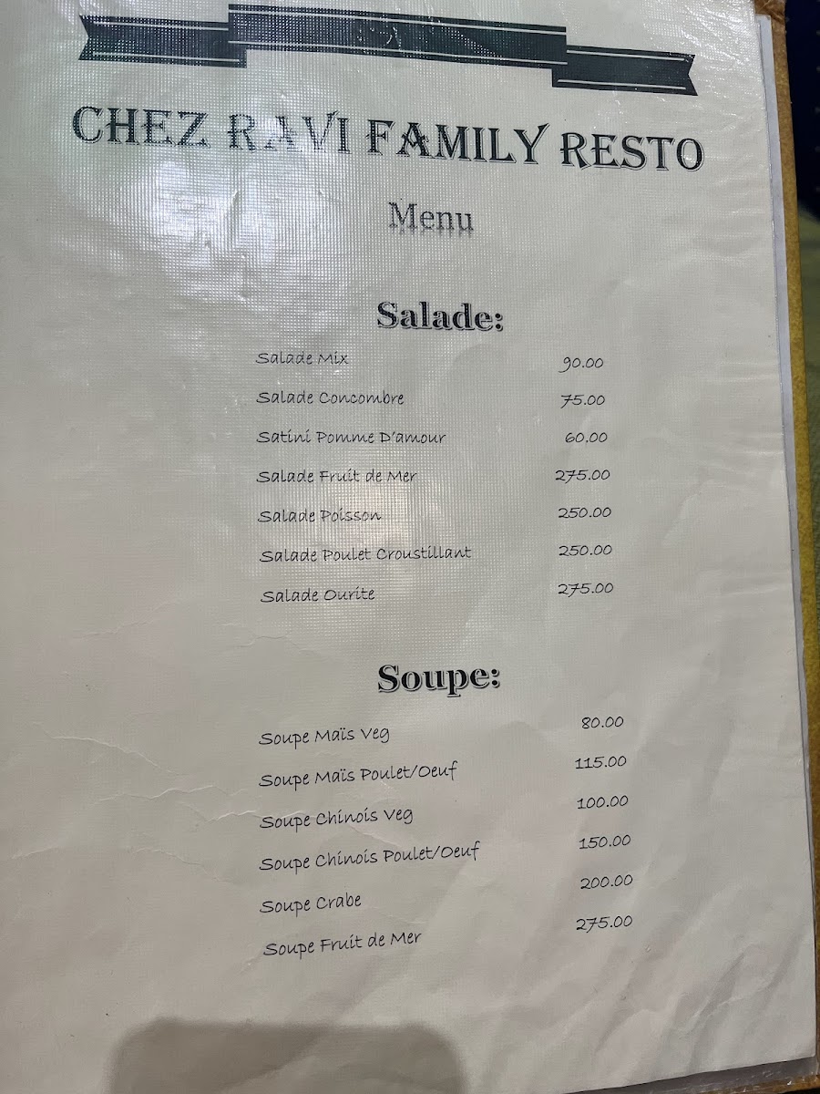 Menu Ravi Family Resto-1
