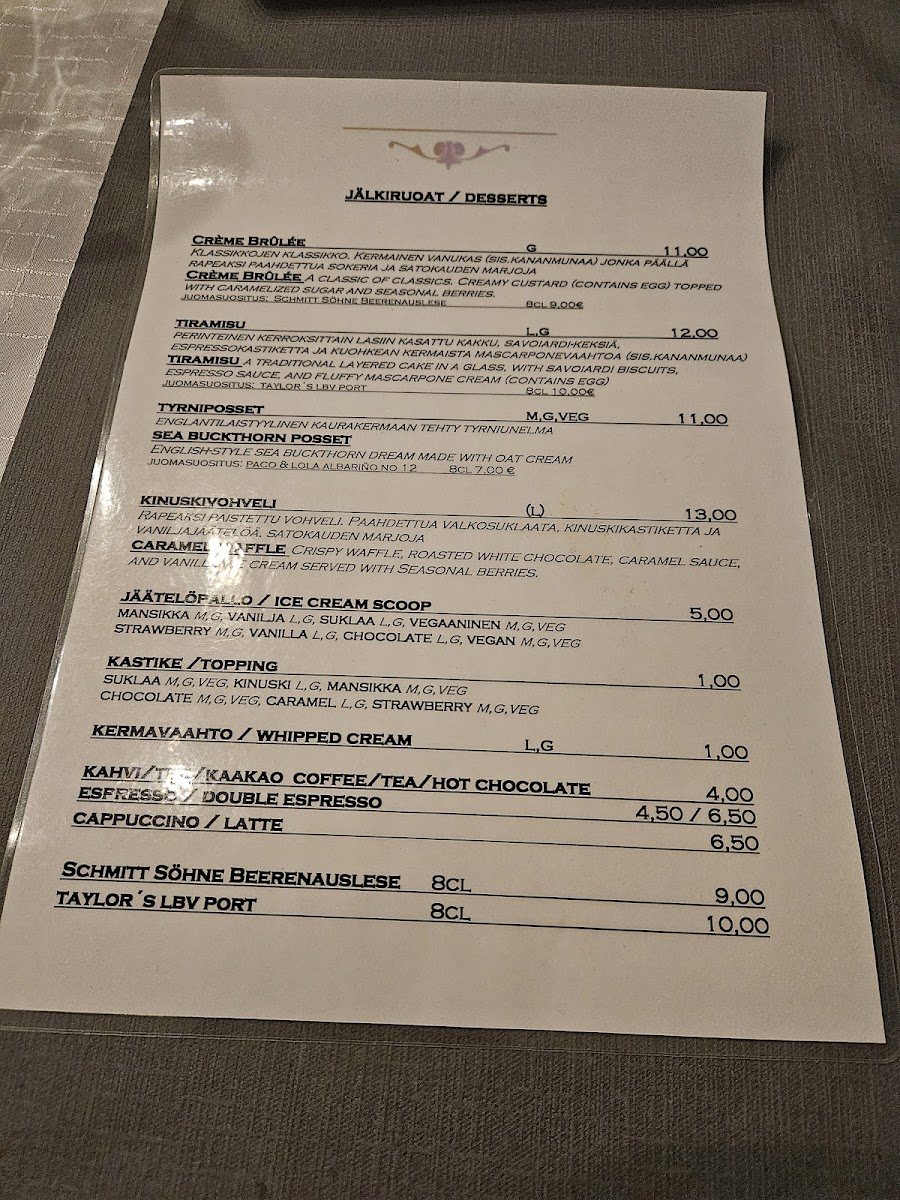 Menu Ravintola Brahe-1