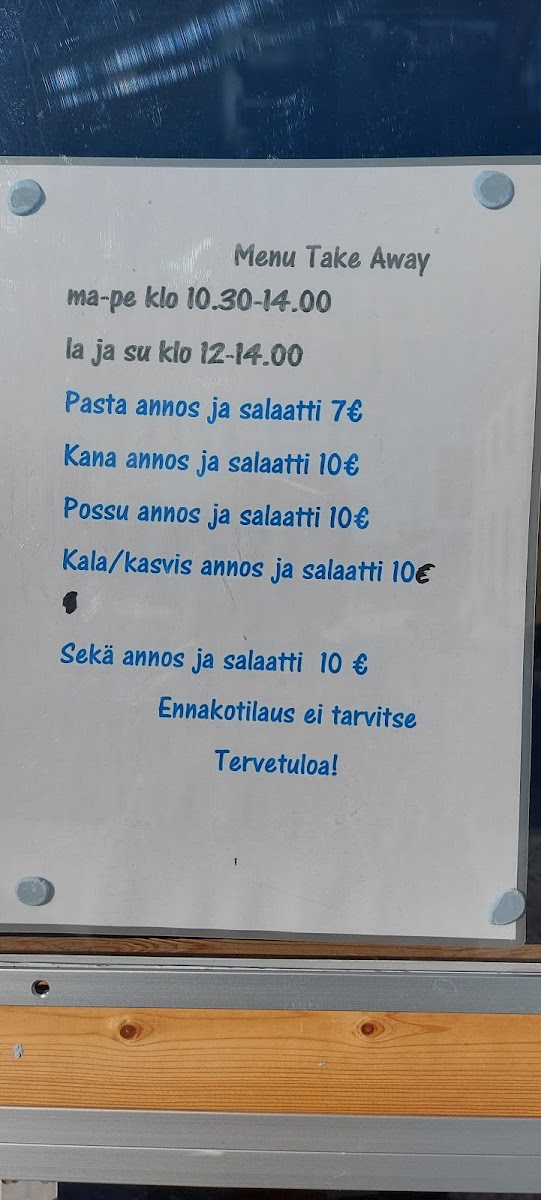 Menu Ravintola Iso Prässi-1