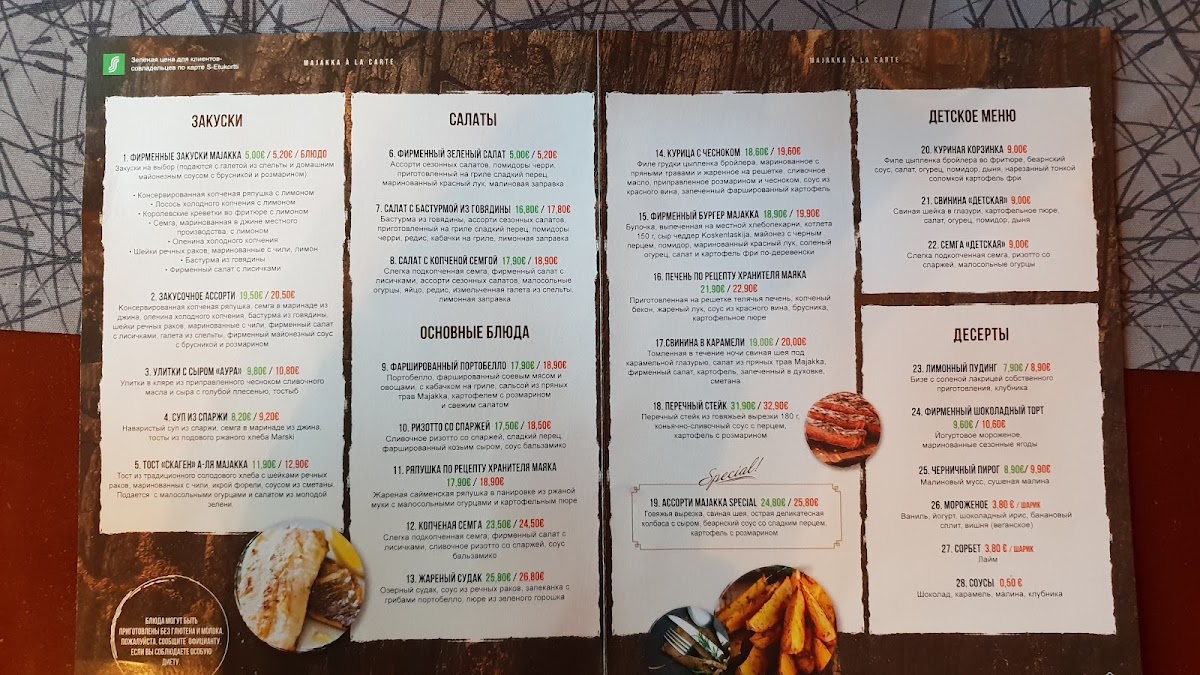 Menu Ravintola Majakka-8