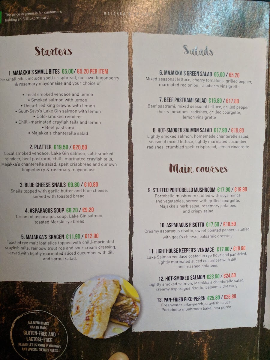Menu Ravintola Majakka-9